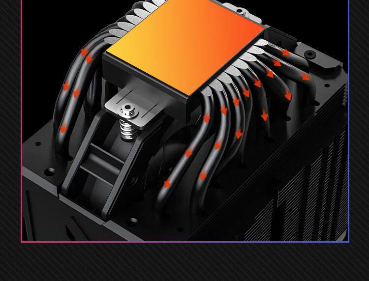 VALKYRIE (VALKYRIE) R125-L VALKYRIE VK CPU Air Cooler, Soldered 7 Heat Pipes with Copper Base, 2.4-Inch IPS LCD Screen, Compatible with LGA1700 And AM5 2
