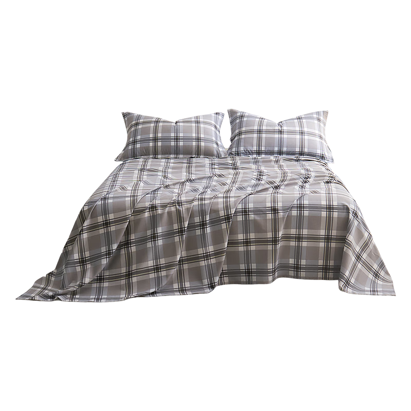 HLA 100% Cotton Thickened Single Bed Sheet Fitted Sheet Bed Cover Bedding Set 160*230cm