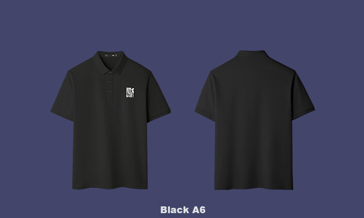 HLA Short-Sleeve Polo Shirt for Men, Three-Body Collaboration Series, Cool-Feeling Short Sleeves for Men, Summer Wear 9
