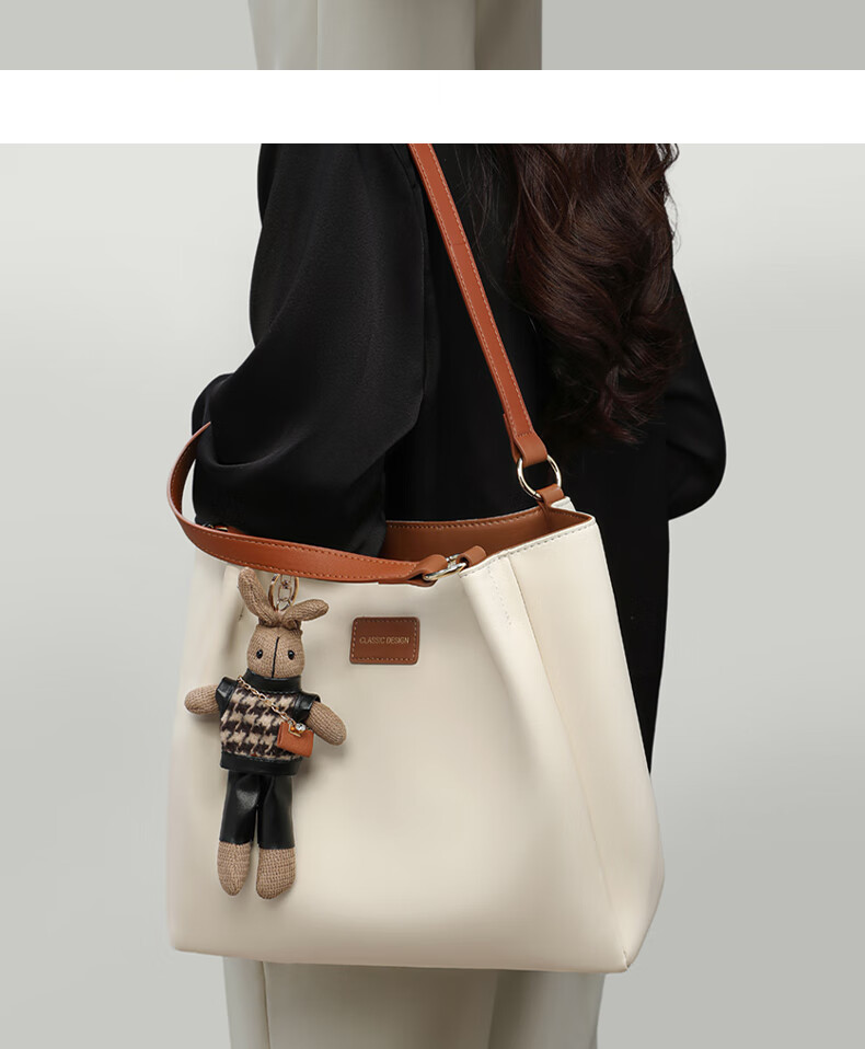 Aiqinghai Women's Handbag, Cowhide Leather Large Capacity Underarm Tote Bag, Luxury Brand Birthday Mother's Day Gift, Practical Present for Mom 2