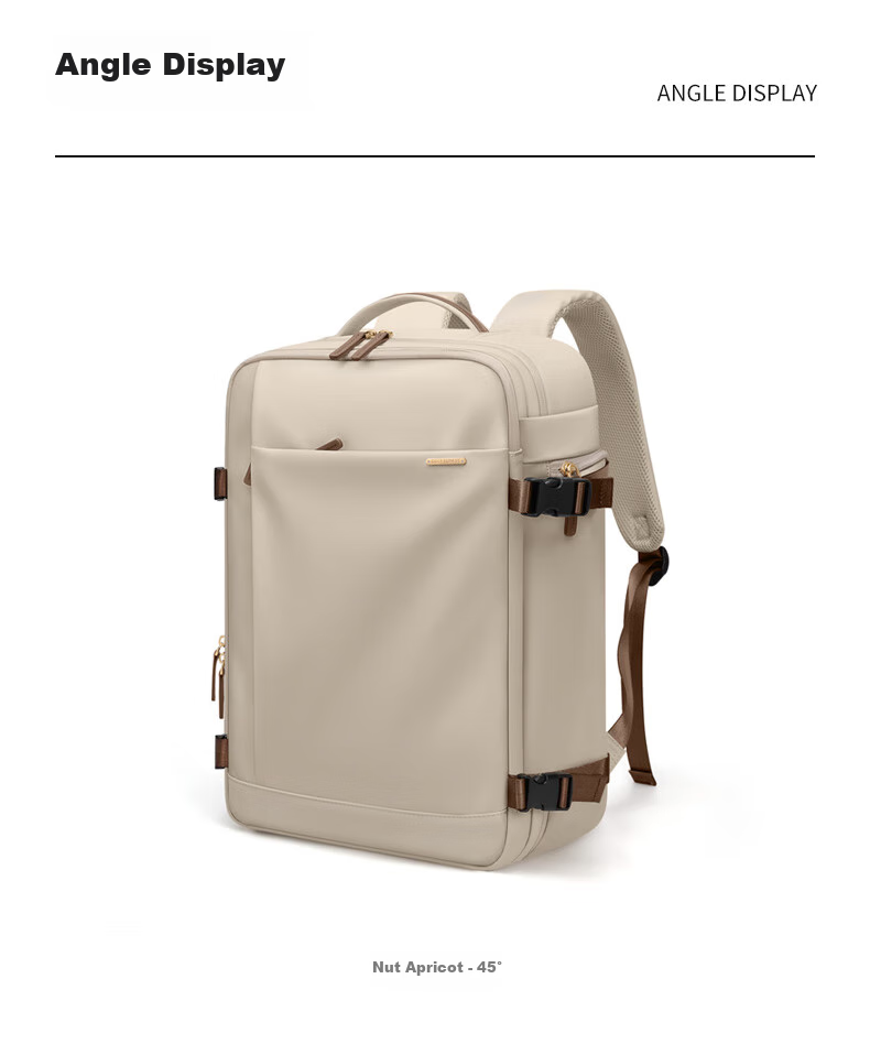 GOLF Backpack for Women, Travel Bag with 17.3-Inch Laptop Compartment, Student Schoolbag, Wet And Dry Separation, Multi-Compartment Business Trip Bag 18