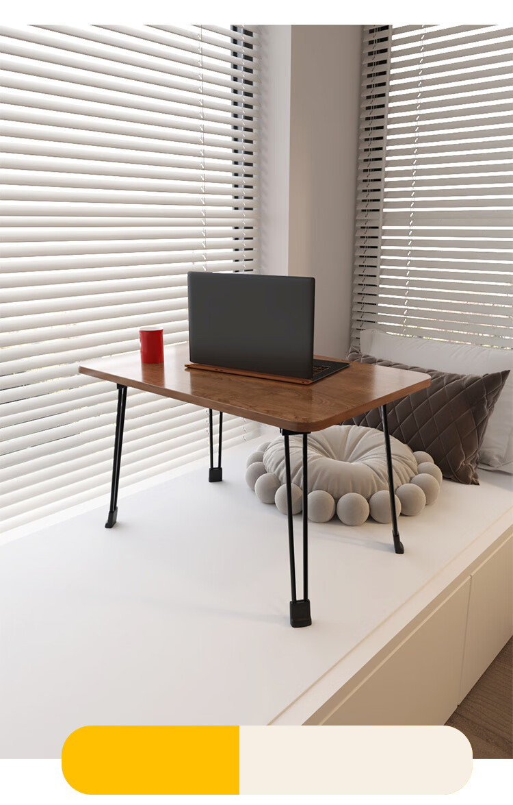 Yupin Foldable Bed Desk, Study Bedroom Office Table, Bay Window Simple Dormitory Student Computer Desk BGZ775 Thickened Versio 5