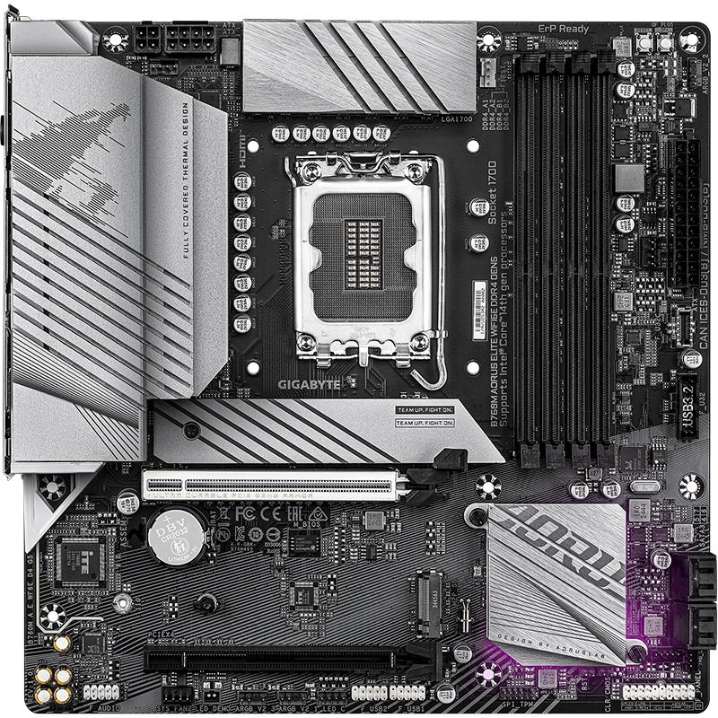 GIGABYTE Xiaodiao B760M AORUS ELITE WIFI6E DDR4 GEN5 Motherboard Supports CPU14700K/14600KF Intel B760 LGA 1700