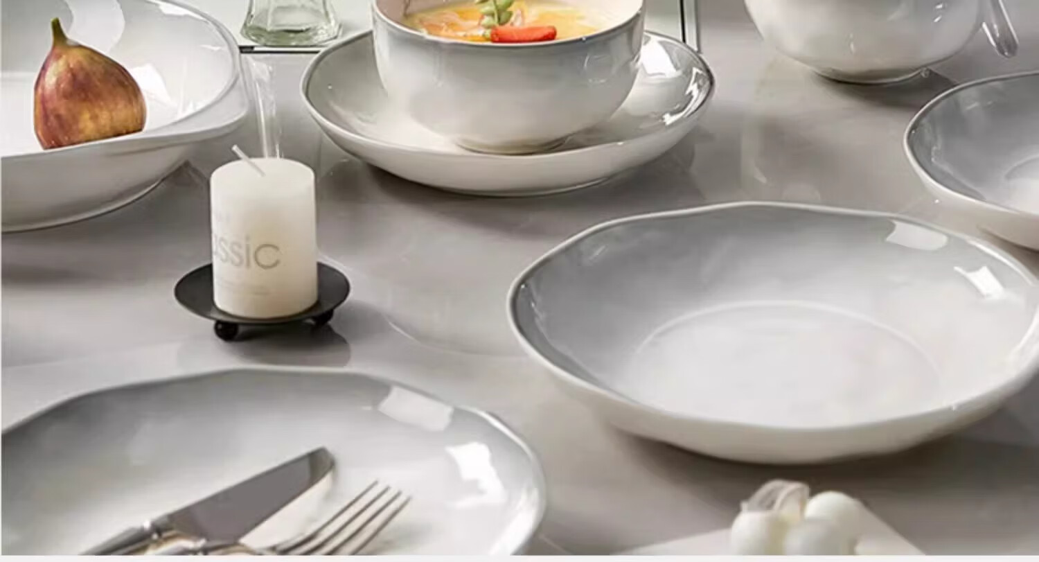 Hechuanwu Bowl And Plate Dinnerware Set, 2026 New Gradient Style, Ceramic Tableware Set for Home Use, Gift Box Packaging, Housewarming Gift, 32 Pieces 7