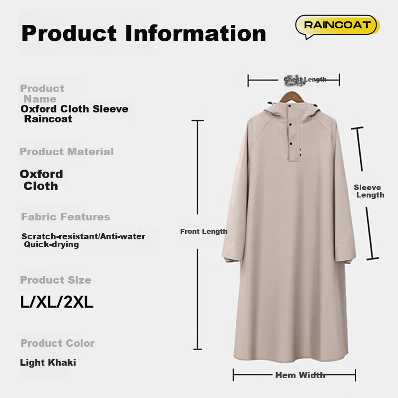 Feilinsiman Electric Scooter Full-Body Raincoat, Detachable Battery-Powered Motorcycle Adult One-Piece Long Rain Poncho 7