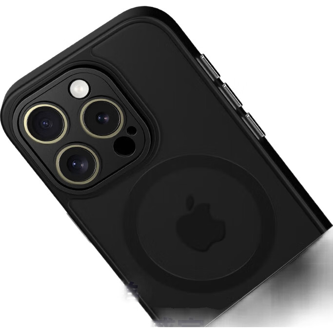 Чехол KEKLLE для iPhone 12 Pro Max, Магнитный, Противоударный, Защитный, Полупрозрачный, Черный