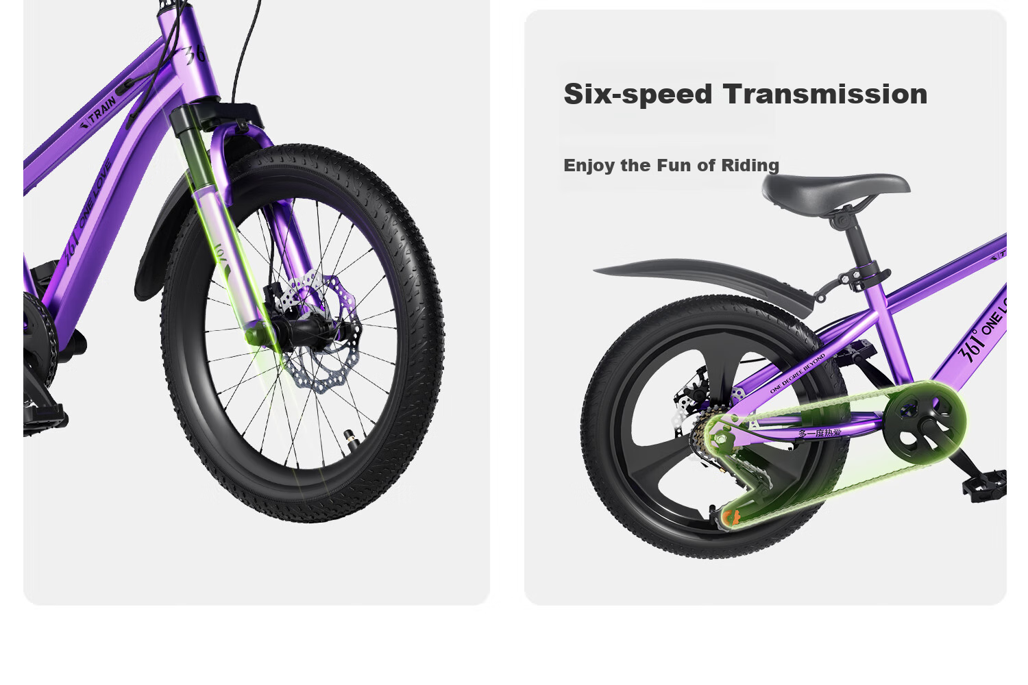 361° Mountain Bike for Men, Women And Children with Disc Brakes, Youth Student Bicycle with Gears, Mountain Bike 19