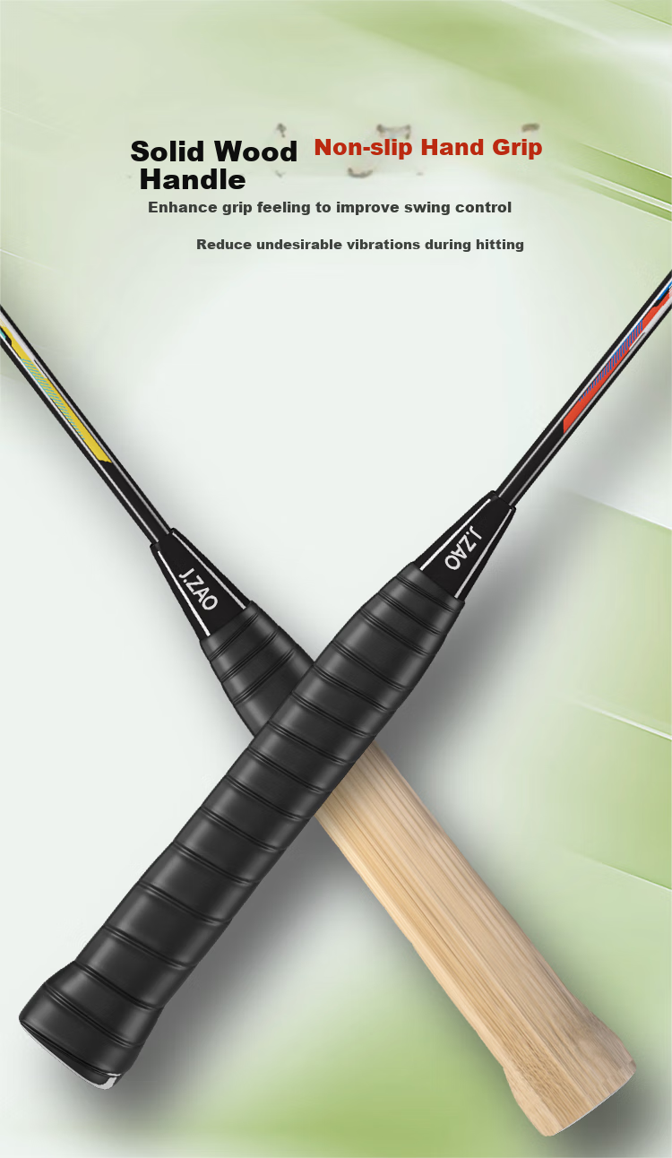 JD Original Full Aluminum Frame Badminton Racket, Li Ren 500 Pro Pair Set, Includes 6 Durable Shuttlecocks 8