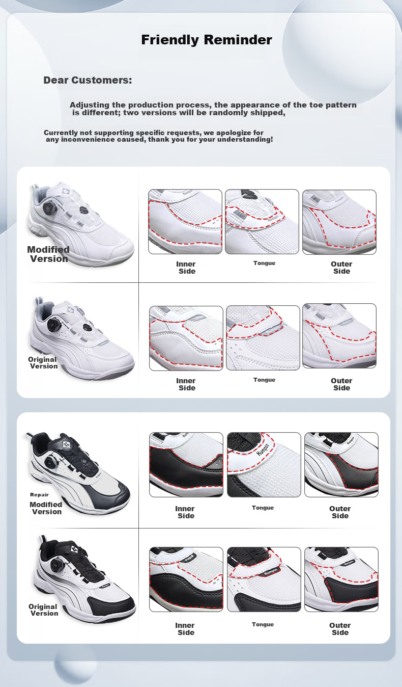 KUMPOO Badminton Shoes, Xunfeng Lightweight Breathable Non-Slip Wear-Resistant Men's And Women's Fly-Knot Shoes KHR-D96, Glazed White, Size 36 17
