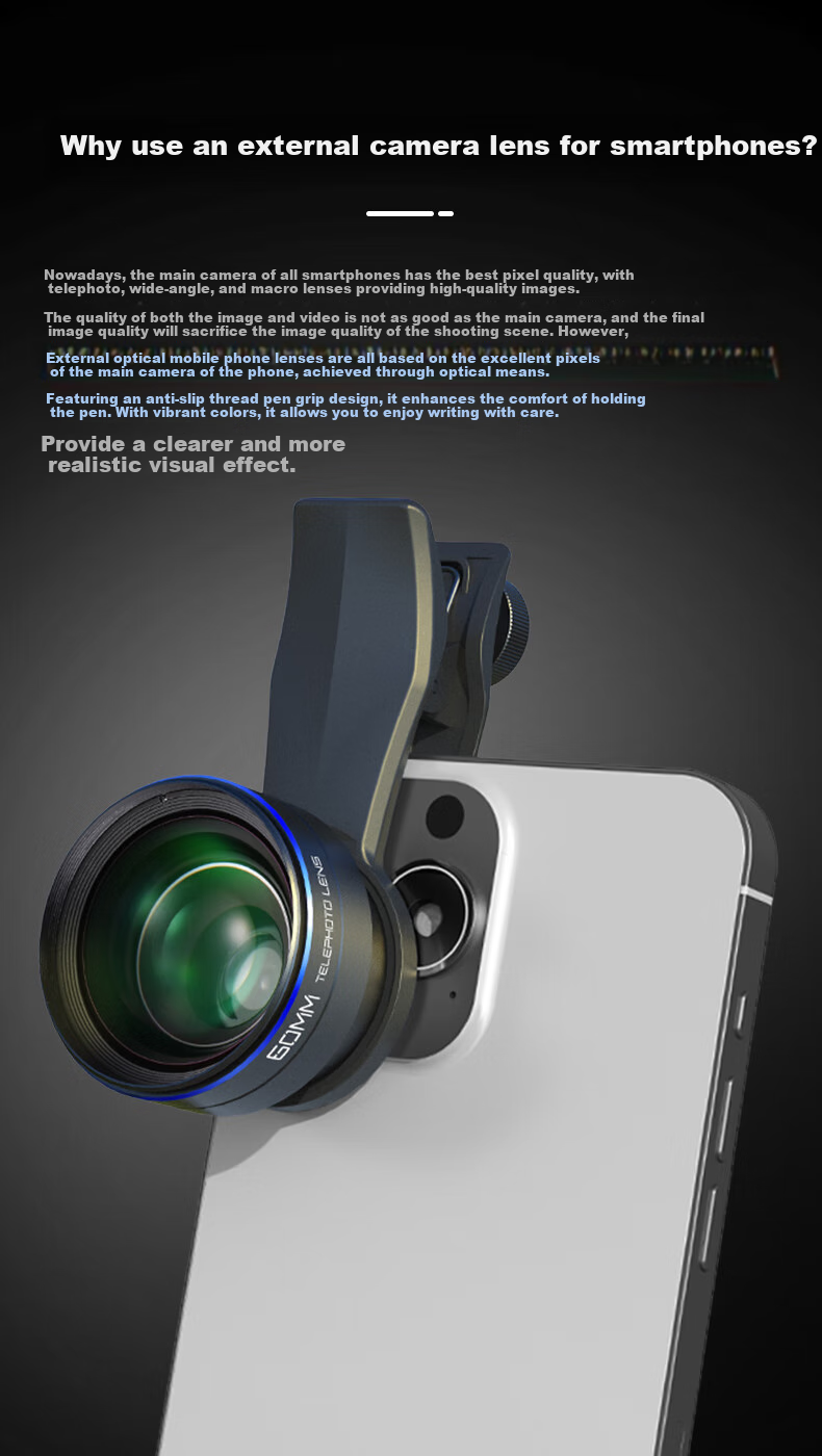NEEWER Smartphone Lens, 7x Telephoto Master-Level Phone Camera, High-Definition Professional Shooting, Compatible with Apple 18 Pro And Huawei, Universal External DSLR-Level Concert Macro Photography Tool 4
