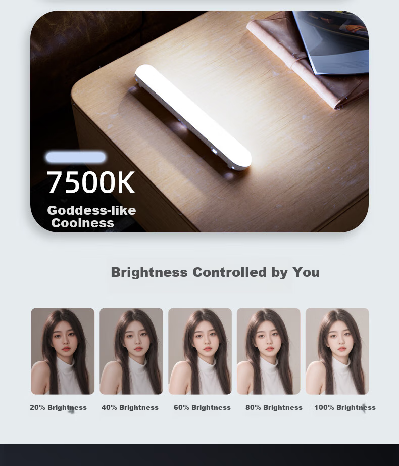 LATZZ Chin Light, Live Streaming Beauty Light, Neck And Face Illumination Lamp, Neck Whitening Light, Skin Brightening Lamp, Eye Protection Light, Nasolabial Fold Long Strip Light 11