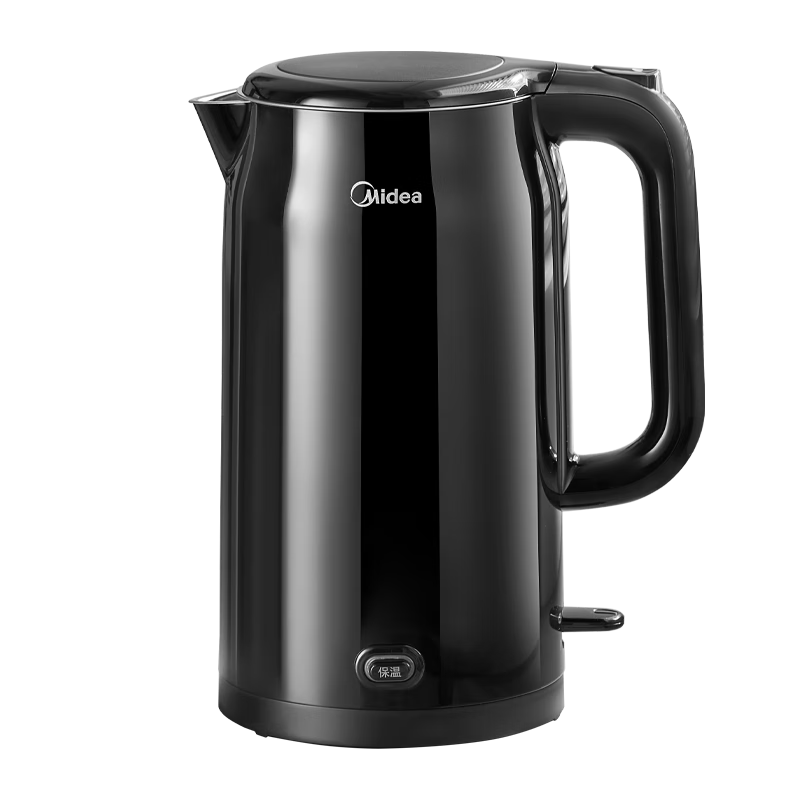 Midea Electric Kettle with Auto Shut-Off, Milk Heating, One-Touch Temperature Maintenance, 316L Baby-Friendly Stainless Steel, Large 2L Capacity for Tea Brewing MK-SHE2002