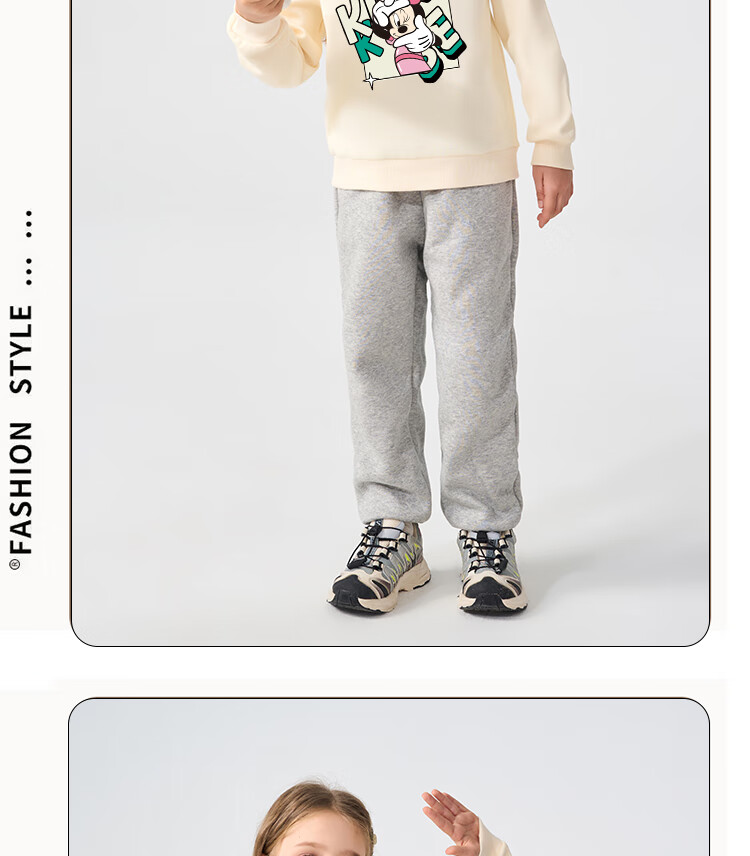 Disney Spring and Autumn Pullover Sweatshirt for Older Kids, Crew Neck Casual Top, Non-Fleece Boys' Printed College Style 1