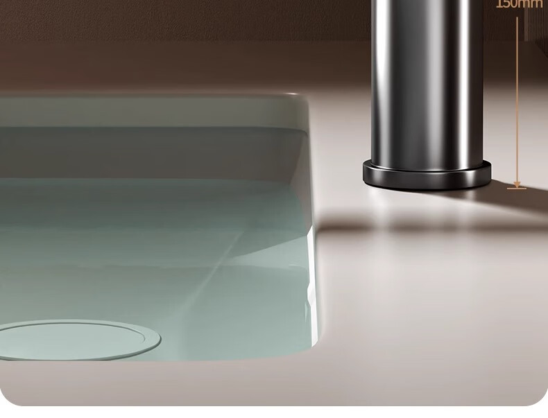 WUZORY [Germany] Washbasin Faucet, Hot And Cold Water Two-In Bathroom Sink, Face Basin, Washbasin Faucet 13