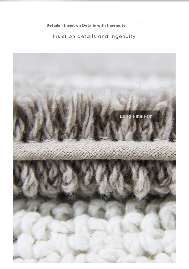 Amarelle Elegant Bedroom Premium Ultra-Soft Floor Mat for High-End Hotels, Mat07 Coffee Color (50*80cm) 7