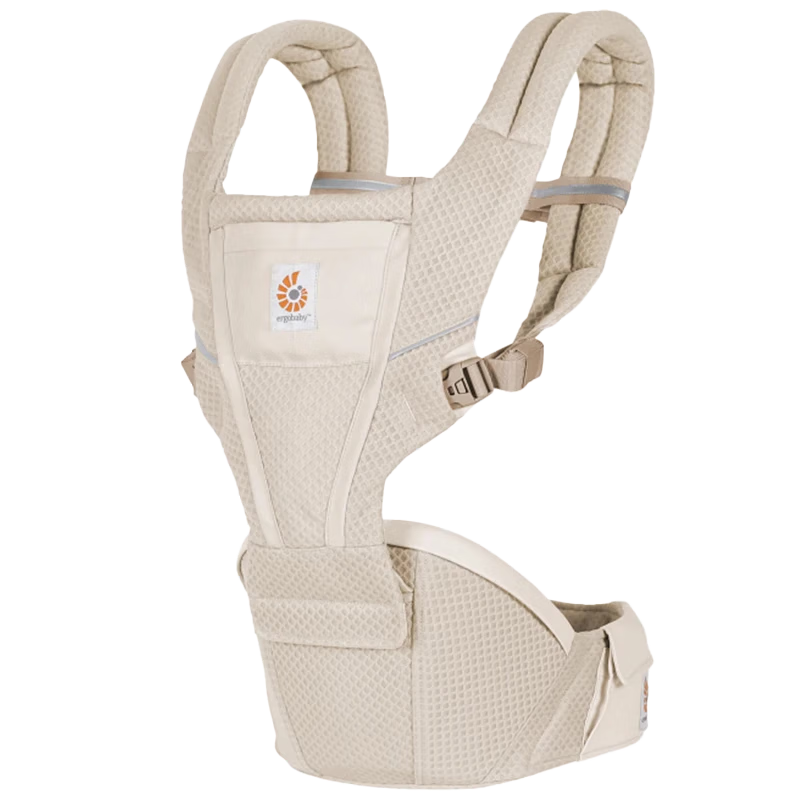 ERGObaby American Ergobaby Baby Carrier, Soft Alta Comfortable Breathable, Suitable for All Seasons, Hands-Free, Beige