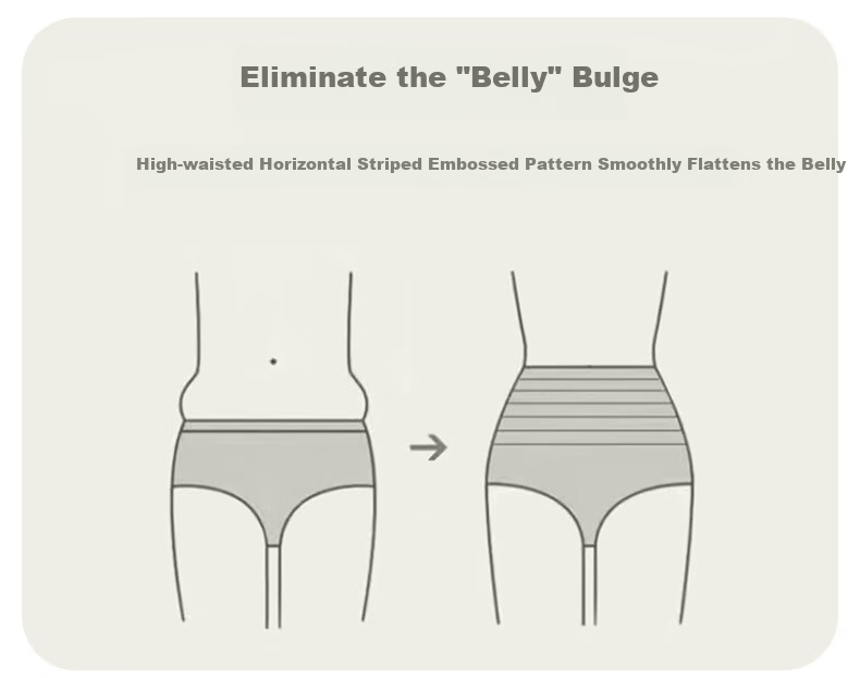 FitonTon High-Waisted Tummy Control Underwear for Women, Postpartum Belly Slimming Pants, Powerful Tummy Control, Seamless Thin Shaping Underwear for Postpartum Recovery 5