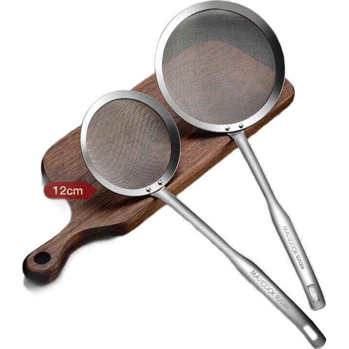 MAXCOOK Ситечко для муки и продуктов, нержавеющая сталь, 15 см, MCCU2434