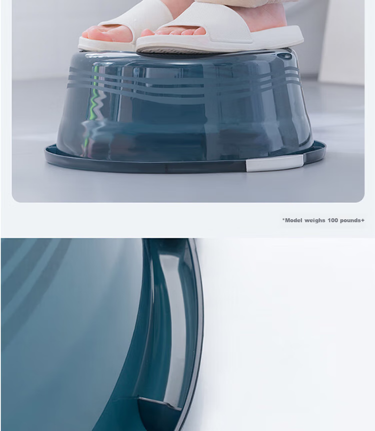 CHAHUA Face And Hair Washing Basin, Baby Bathing Basin, Plastic Basin for Laundry, Large Basin 35cm Random Color 6