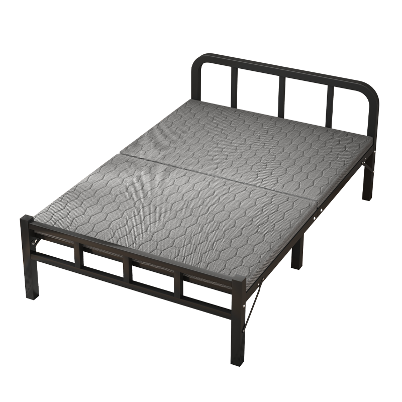 Chibilun Folding Single Bed Home Simple Bed Office Nap Bed Dormitory Hardboard Bed Rental Portable Bed