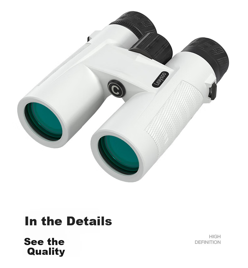 Leaysoo Snow Owl 10X42 Adult High-Definition High-Magnification Outdoor Binoculars for Concert Viewing, Professional Observation, And Smartphone Use 14