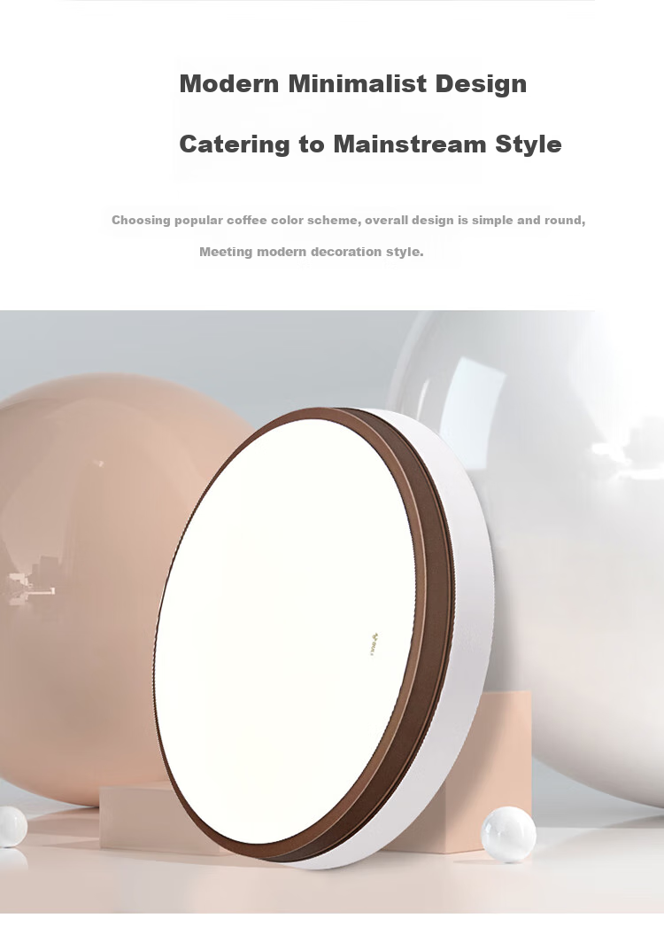 BULL Ceiling Light, Langchen Full Spectrum Bedroom Light, MX-C048A Stepless Dimming, 48W, Ra97 Color Rendering Index, with Display Indicator, Installation Included 4