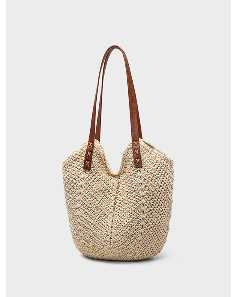 YUYULA Handbag, Women's Large Capacity Woven Bag, Casual Shoulder Tote Bag, Birthday And Mother's Day Gift, Practical Present for Mom 2