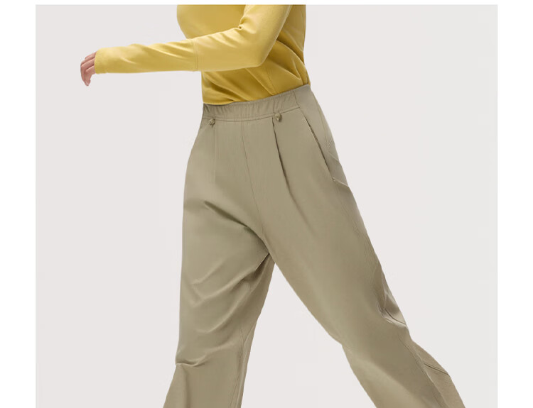 Beneunder Woven Straight-Leg Pants for Women 25 Autumn Winter New Mid-Warm Fleece Lined Windproof Water-Repellent Sports Casual Pants WB146 17