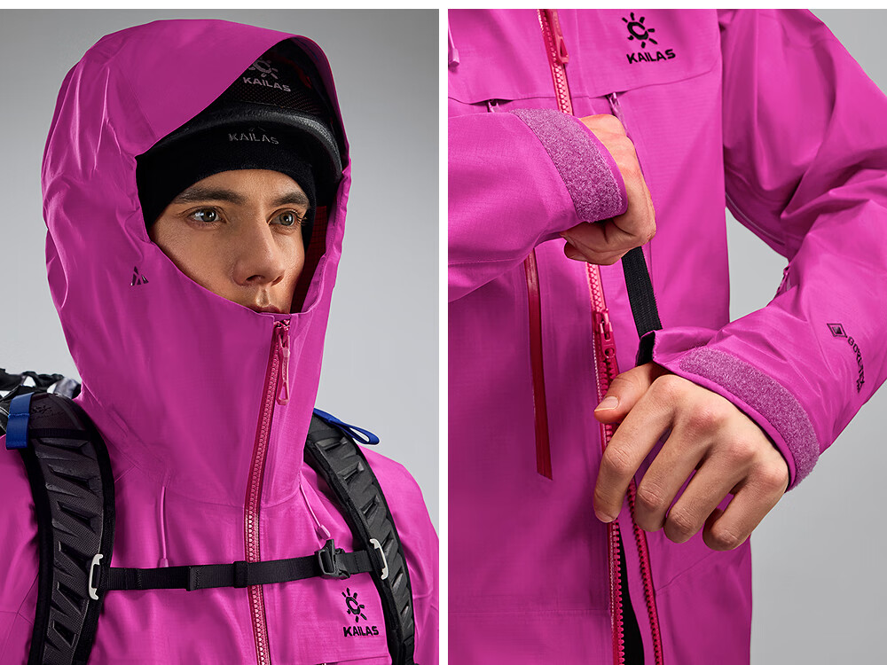 KAILAS MONT X-PRO Hard Shell Jacket Unisex GTX Waterproof Durable Lightweight Outdoor Mountaineering Coat 27