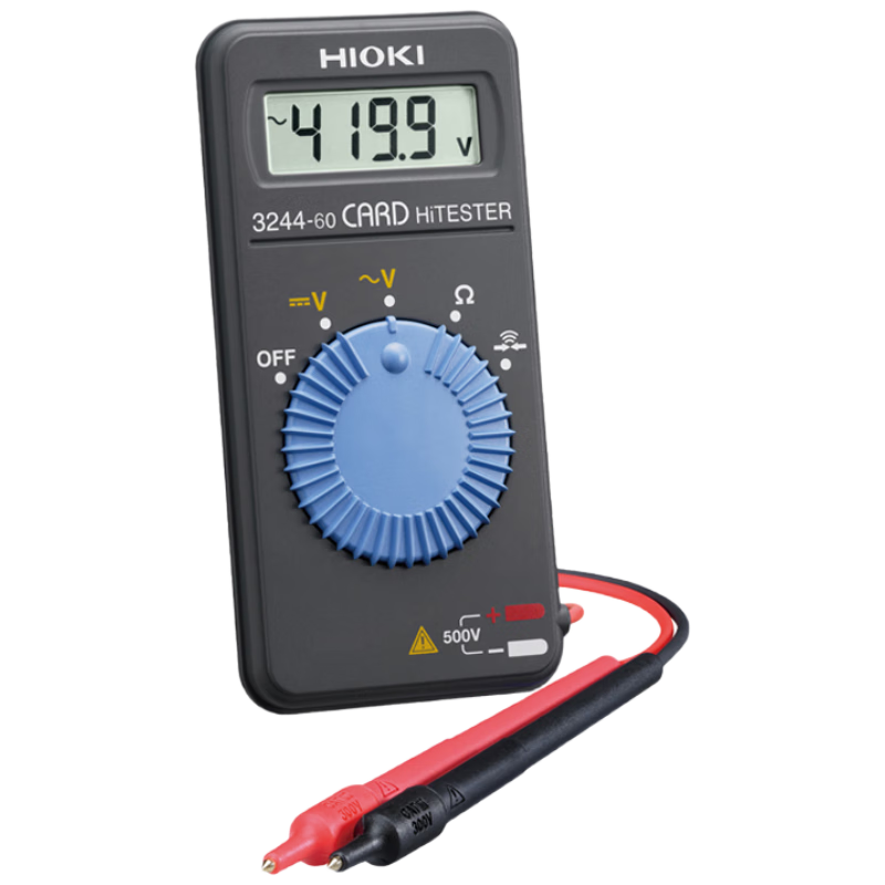 HIOKI 3244-60 Digital Multimeter High-Precision Compact Card-Type Universal Meter with 3-Year Warranty