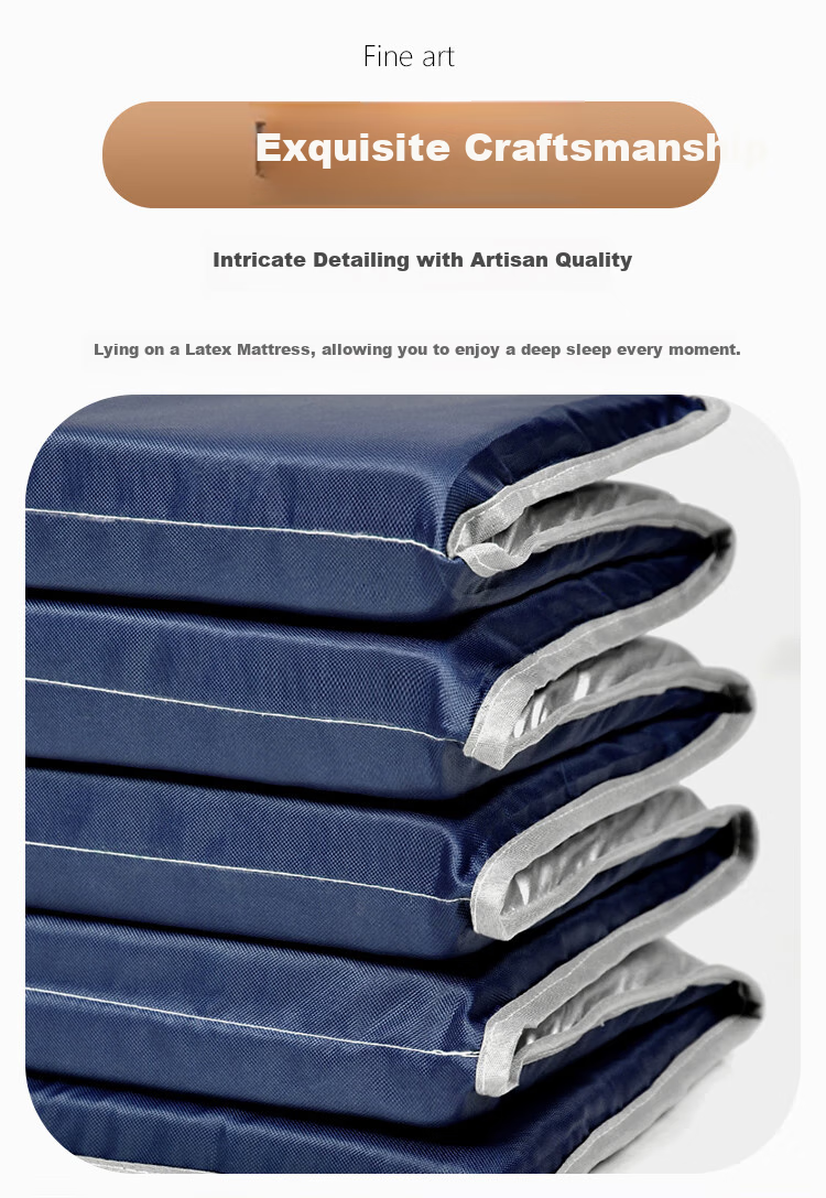 Hengxiangmeng Car Mattress SUV Rear Seat Sleeping Pad Trunk Car Back Seat Sleeping Aid Foldable Single Soft Cushion 6