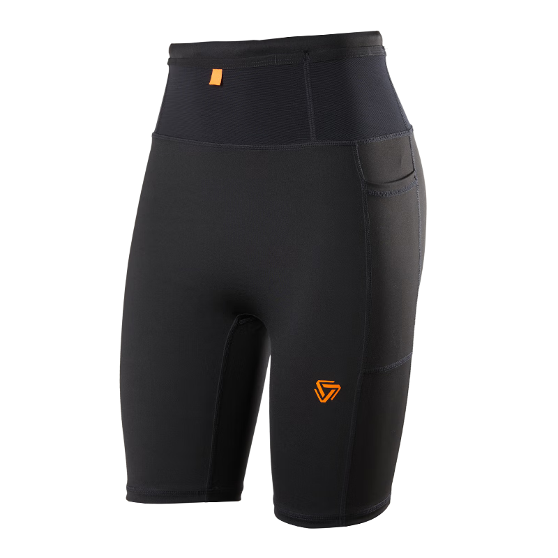 Cosleaf Tight Waist Pack Shorts for Women, Running Training Pants for Men, Marathon Compression Shorts, Breathable Sweat-Absorbing Fitness Kangaroo Pants