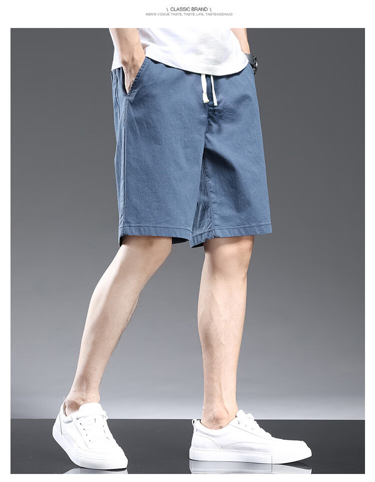 Zengzhi 2026 Summer Lightweight Casual Men's Shorts Fashion Sports Loose Straight Five-Point Pants Versatile Mid-Length Men's Trousers 3