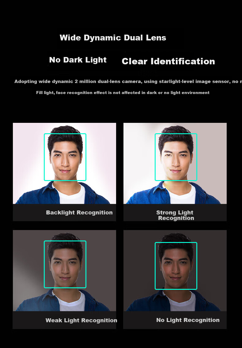HIKVISION Facial Recognition Access Control All-In Machine with Card Swipe And Password, Remote Door Opening, Outdoor Rainproof, Enterprise WeChat Version WX24S 3