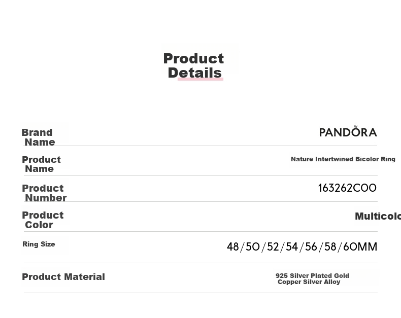Pandora Essence Twin Ring Design with Interlocking Circles, Birthday Gift for Girlfriend 3