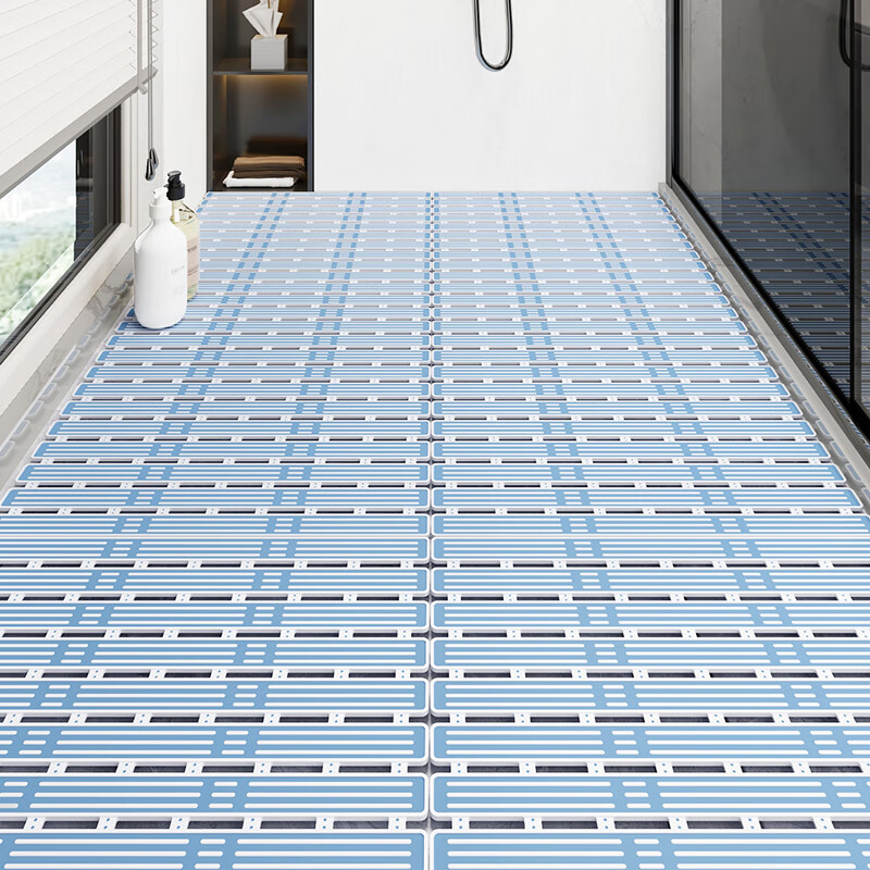 Dajiang TPE Bathroom Non-Slip Mat, Toilet Shower Room Elderly Bathing Anti-Fall Floor Mat, 40x68cm