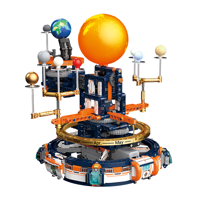 JAKI Building Block Solar System Planetarium Toy for Boys And Girls, Birthday Gift [Electric Version]