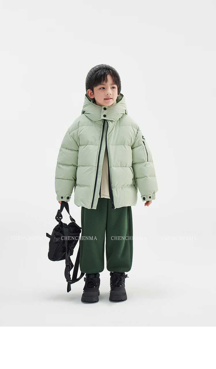 Chenchenma [Popcorn] Girls' Casual Pants, New Winter Style with Fleece Lining, Thickened All-In Warm Children's Joggers, 6837D 25
