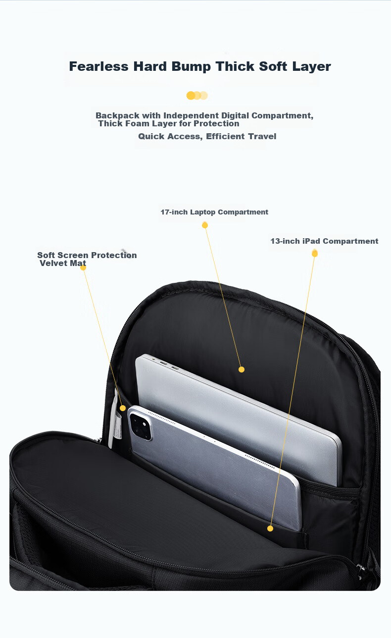 High Sierra Backpack, Large Capacity Travel Bag, Outdoor Hiking Pack, Water-Resistant, Expandable, Durable, Multifunctional Travel Bag 5