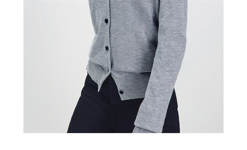 Navy Sail Italy Women's Soft Touch Crew Neck Knit Cardigan Classic Sweater Jacket 2334092061 Blue S 29
