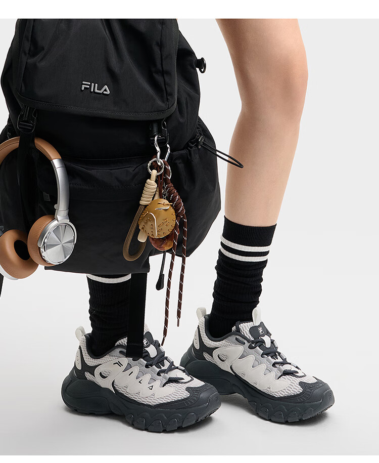 FILA Mushroom Sneakers Modern Sports Shoes Women's Autumn Winter Thick Sole Casual Dad Shoes 30