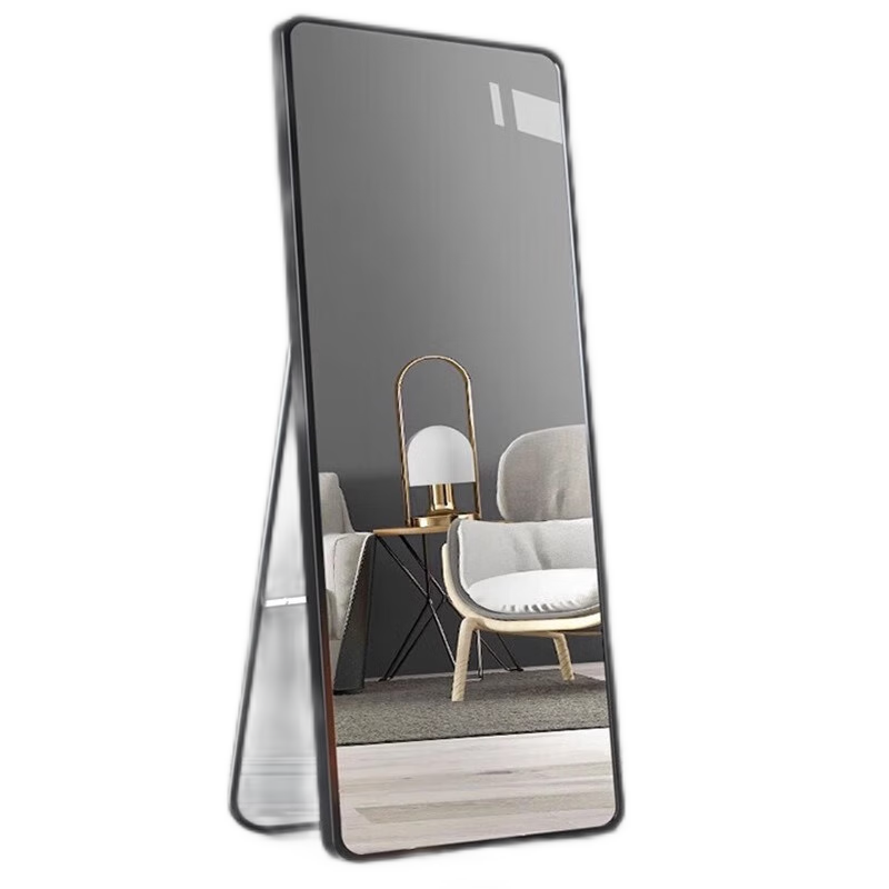 Huayin Xuan Full-Length Dressing Mirror Floor Mirror Home Simple Wall-Mounted Popular Girls Bedroom Makeup Wall Hanging Fitting Mirror