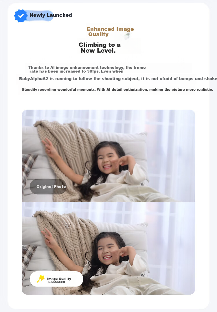 WEILAN Alpha Robot Dog, BabyAlpha A2 Ultra, Dream Cyber, Artificial Intelligence AI Companion Robot, Children's Gift 12