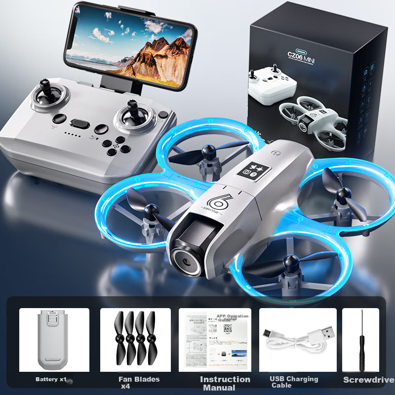Дрон Miaobeile FPV для детей 6-12 лет, игрушечный самолет с дистанционным управлением, подарок на Новый год
