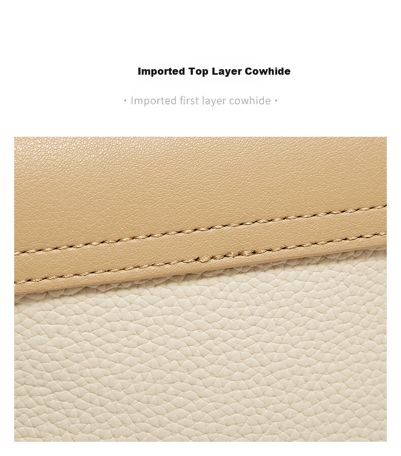 FOXER Top-Grain Leather Women's Handbag, Large Capacity Shoulder Bag, Crossbody Bag, Phone Pouch, Valentine's Day Gift for Wome 5