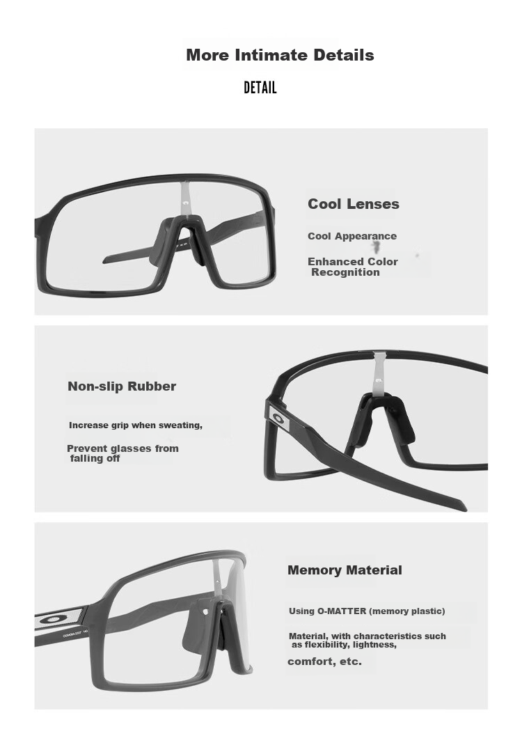 OAKLEY Sunglasses, Cycling Goggles for Men And Women, Frameless EV ZERO Series, 0OO9406A94063337 3