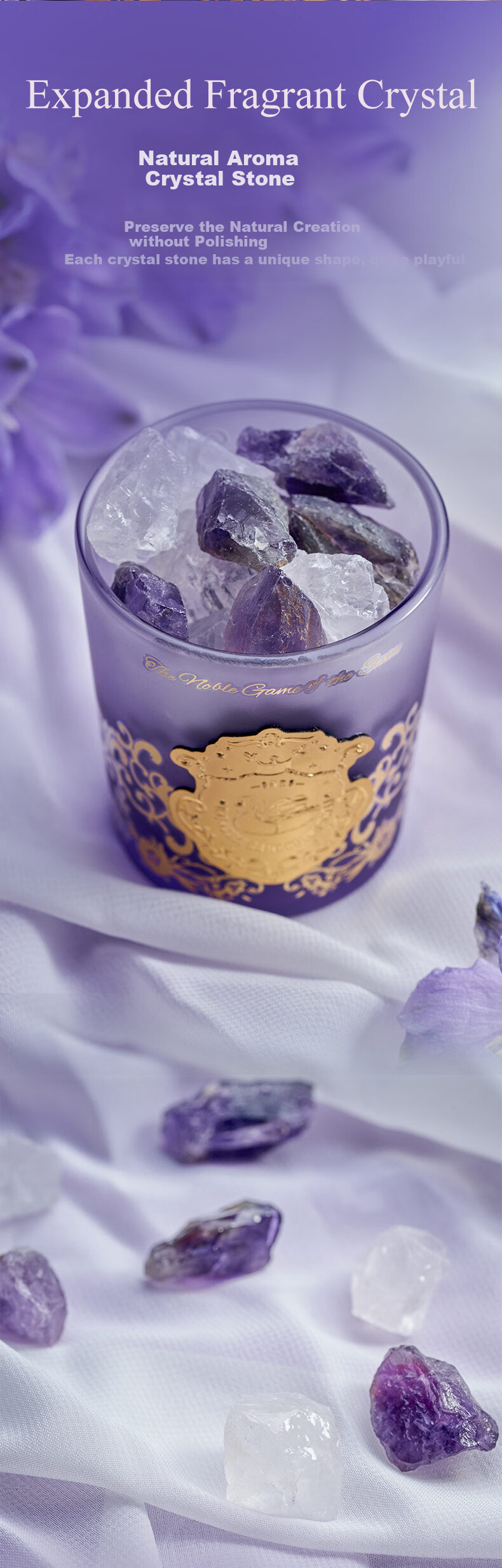 Dayingbowuguan Birthday Swan Lavender Mist Diffuser Crystal Stone Bedroom Fragrance Gift Box for Men And Women, Back-To Mid-Autumn Festival Gift 8