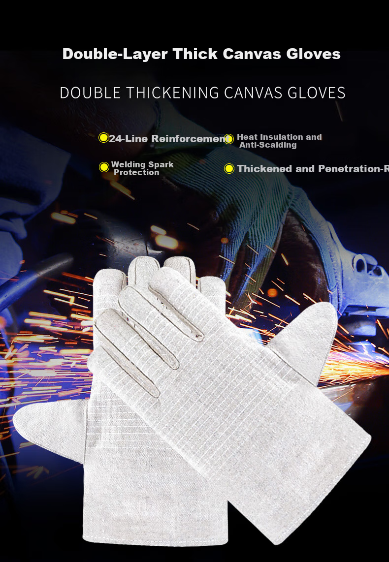 Ams Safety Gloves, Nylon Cord, Non-Slip, Wear-Resistant, Thickened, for Car Repair, Farm Work, Construction Site, Bricklaying, Labor Work, Protective Gear, White, 600N [Genuine Product], 60 Pairs 15