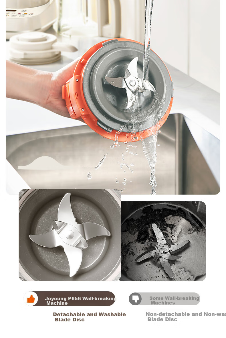 Joyoung ZMD Assured Series Space Technology High-Speed Blender Detachable And Washable Regulator Hot Air Sterilization Quiet Noise Reduction 1.75L L18-P656 7