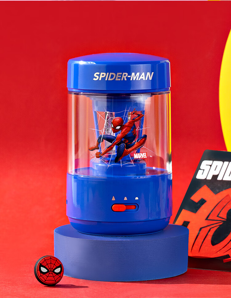 Disney Automatic Electric Pencil Sharpener Spiderman A73143-A1 for Elementary Students 4